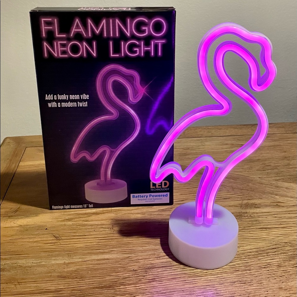 Indoor and Outdoor Flamingo Light